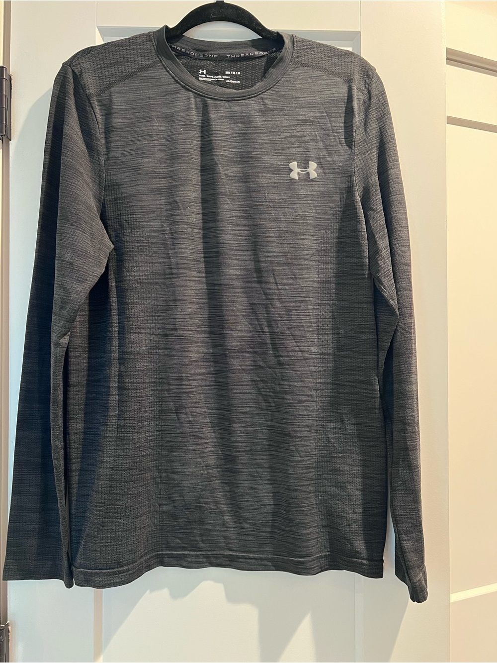 Under Armour Men's Dark Heather Gray Long Sleeve Performance Shirt